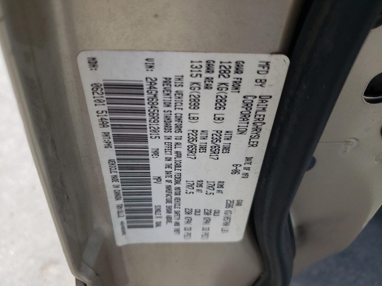 2A4GM68456R912015