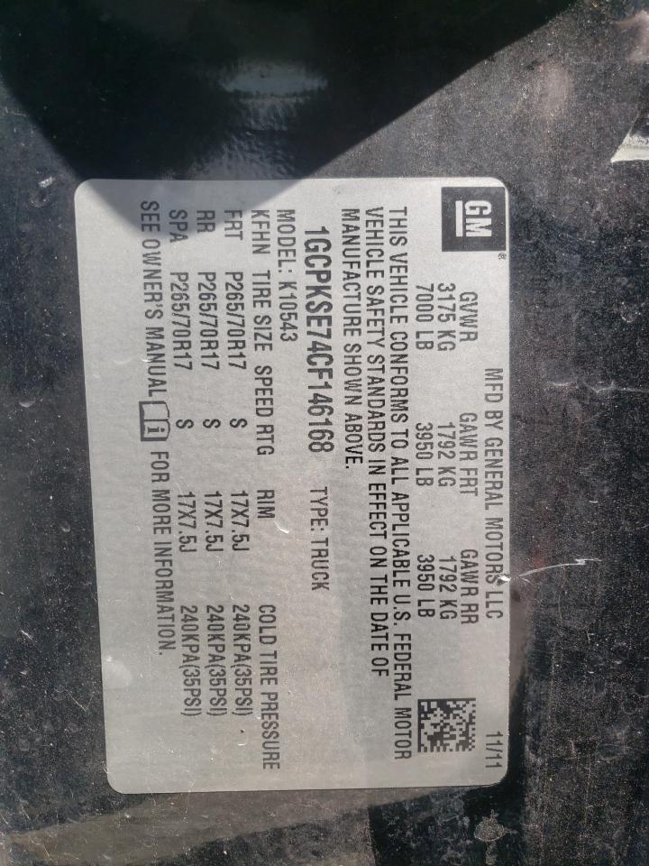 1GCPKSE74CF146168