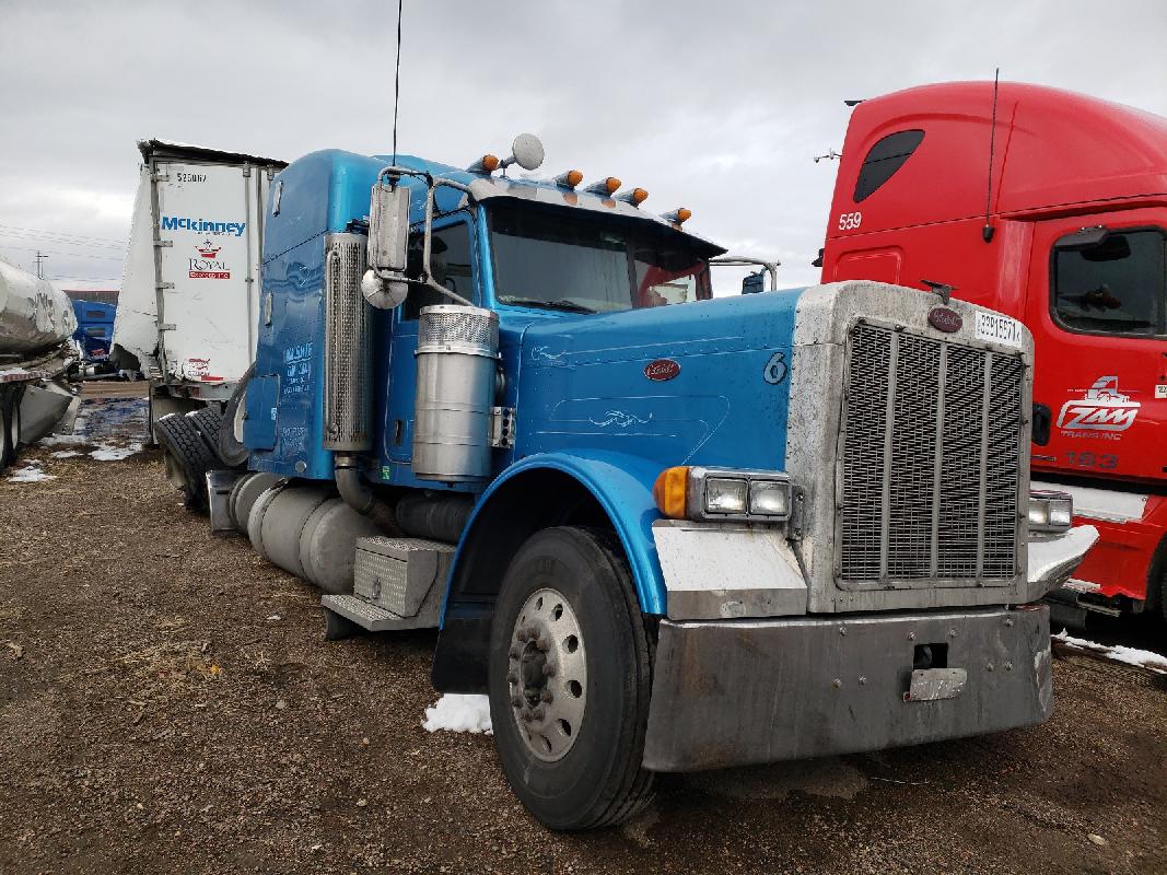 Blue Peterbilt 379