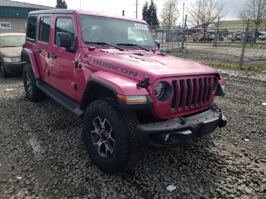 Jeep Wrangler Rubicon розовый